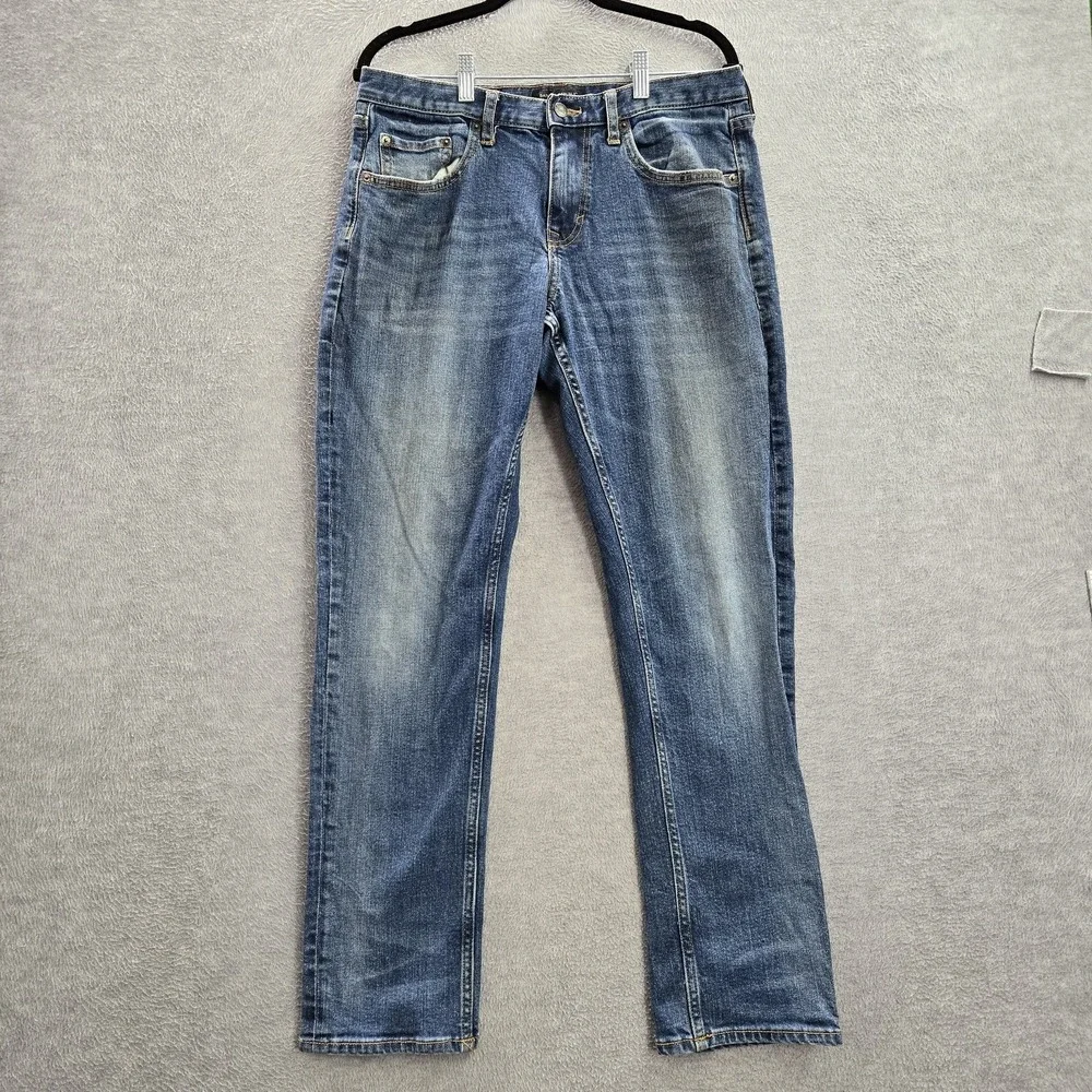 Banana Republic Men Jeans 32X32‎ Blue Denim Athletic Button 32